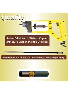 ICYLIFE ICYLIFE 1260WATT Concrete Vibratoriron Machine With 3 Mtr Needle Electric Concrete Vibrator 13100rpm  - Image 3