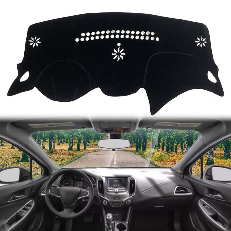 Tcxdioo Car Dashboard Cover Interior Pad Dash Mat for Chevrolet Cruze 2016 2017 2018 2019 2020 2021 Protector Sun Cover Pad