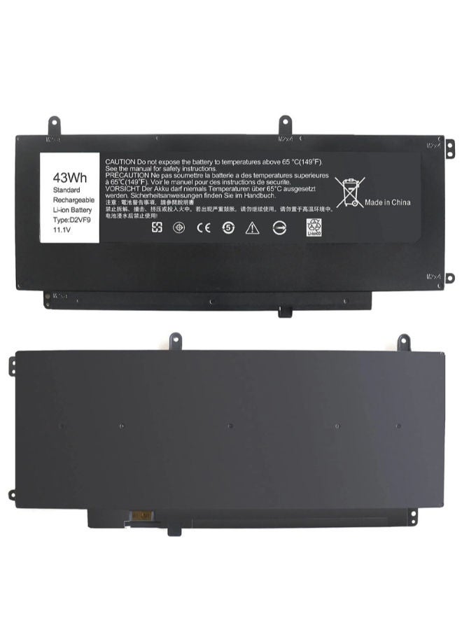 لاب-تك بطارية كمبيوتر محمول متوافقة مع أجهزة Dell Inspiron 15-7548 و7547 وVostro 5459 و14-5459 - تناسب أرقام الأجزاء D2VF9 و4P8PHG و05H0P4 - 7.4 فولت / 7.6 فولت - ضمان لمدة 6 أشهر من LAPTECH - Image 2