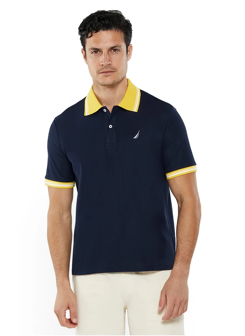 نوتيكا Essential Regular Fit Cotton Blend Logo Polo Shirt