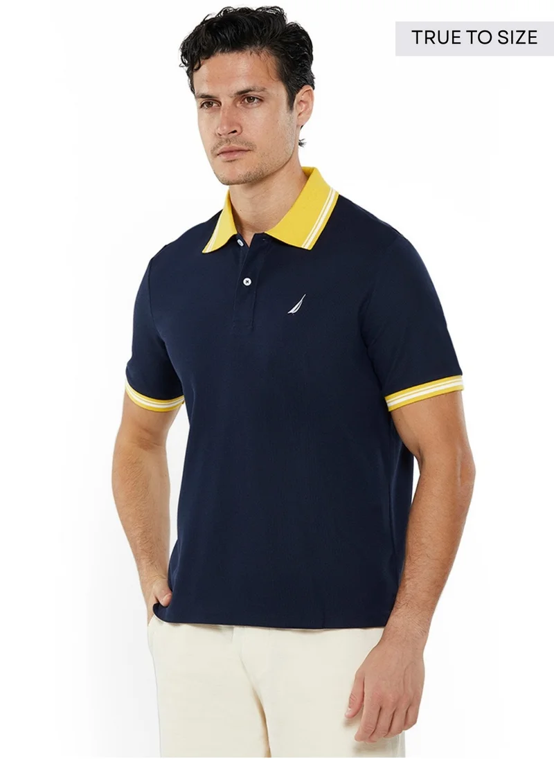نوتيكا Essential Regular Fit Cotton Blend Logo Polo Shirt
