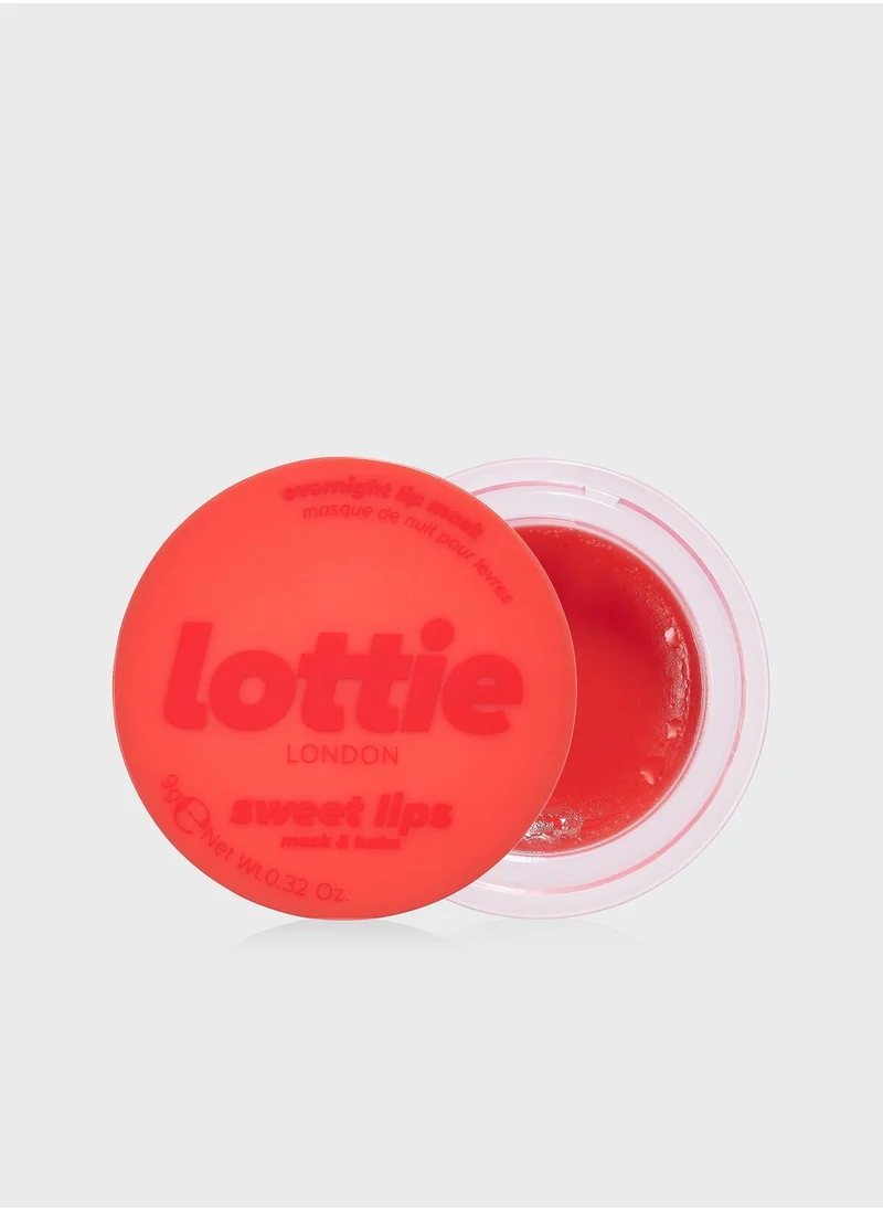 Lottie Overnight Lip Mask & Balm - Cherry Kiss