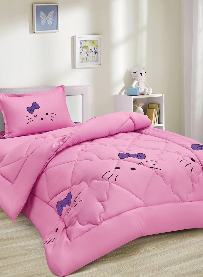 Ming Li 3-Piece kids Medium Filling Comforter set Reversible Bed Set Single Size 170x220 cm for Boys & Girls - Image 3
