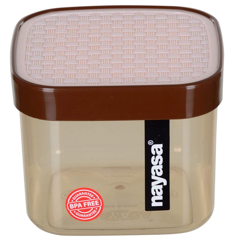 NAYASA Nayasa Plastic Container and Cleaning Gloves 750 ml 12 Pieces Brown - Image 3