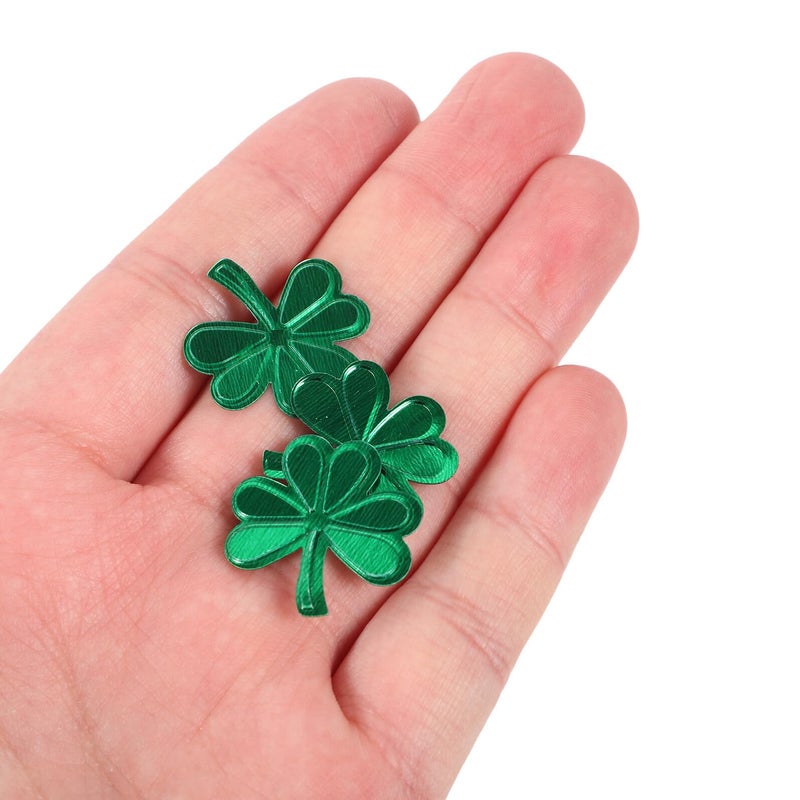 Shamrock Sequins Confetti PVC Leaf Table Scatter Green St Patricks Day Party Decoration - Image 5