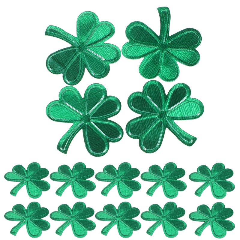 Shamrock Sequins Confetti PVC Leaf Table Scatter Green St Patricks Day Party Decoration - Image 2