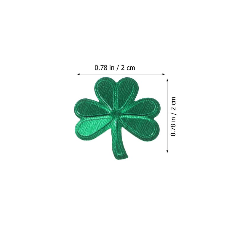 Shamrock Sequins Confetti PVC Leaf Table Scatter Green St Patricks Day Party Decoration - Image 3