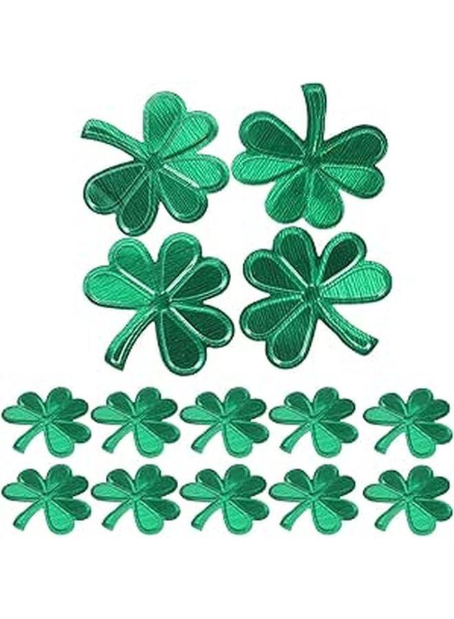 Shamrock Sequins Confetti PVC Leaf Table Scatter Green St Patricks Day Party Decoration - Image 1