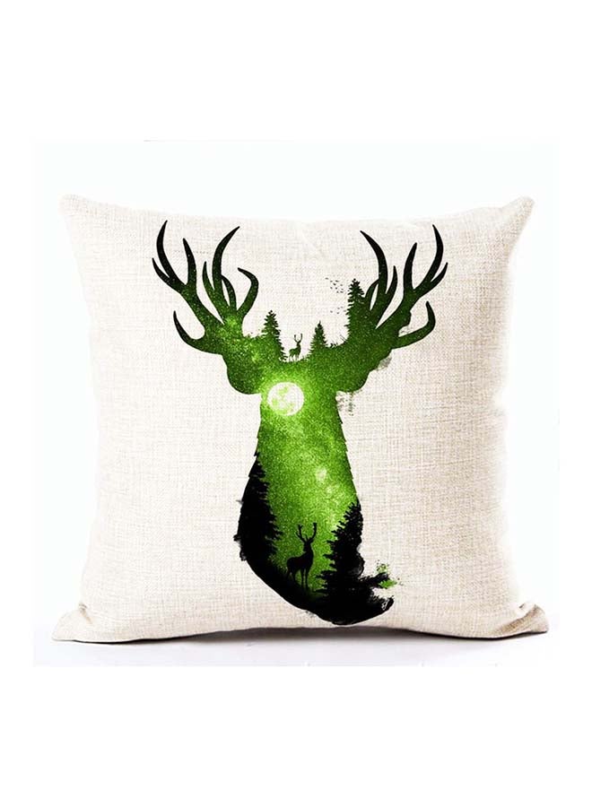 NIBEMINENT Decorative Printed Cushion Cover Multicolour 45x45cm