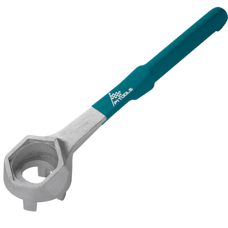 P1TOOLS Aluminum Drum Bung Wrench Plastic Drum Plugs for Opener 55 Gallon Drum Fits 2 in and 34 in Barrel Bung Caps