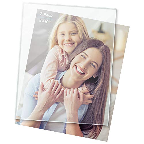 FrameStarr - 8x10 Heat Strengthened Glass - Crystal Clear, 2 Pack - Shatterproof & Scratch Proof Picture Frame Replacement Glass - Semi Tempered Cover Sheet - Image 5