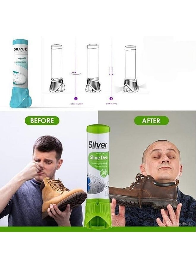 Silver Shoe Freshener & Deodorizer 100 ML - Image 3
