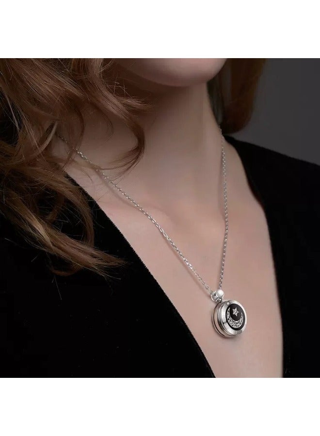 توتو Totwoo Sun Moon Lovers Shaking Agate Pendant Remote Intelligent Sensing Necklace Gift For Long Distance Lovers - Image 2