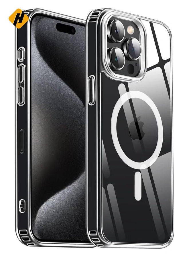 iPhone 15 Pro Max Case, Compatible With Mag-Safe Support Wireless Charging, Shockproof Protective Anti-Scratch Cover For iPhone 15 Pro Max 6.7- Inch  - Image 1