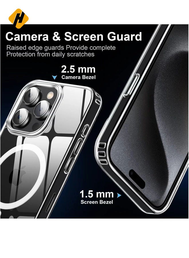 iPhone 15 Pro Max Case, Compatible With Mag-Safe Support Wireless Charging, Shockproof Protective Anti-Scratch Cover For iPhone 15 Pro Max 6.7- Inch  - Image 2