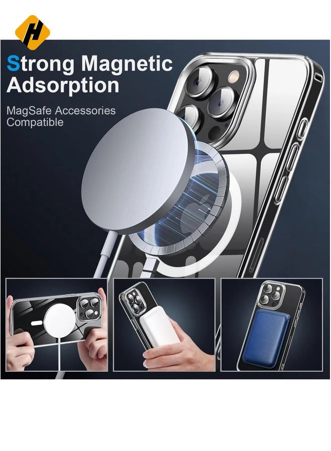 iPhone 15 Pro Max Case, Compatible With Mag-Safe Support Wireless Charging, Shockproof Protective Anti-Scratch Cover For iPhone 15 Pro Max 6.7- Inch  - Image 4