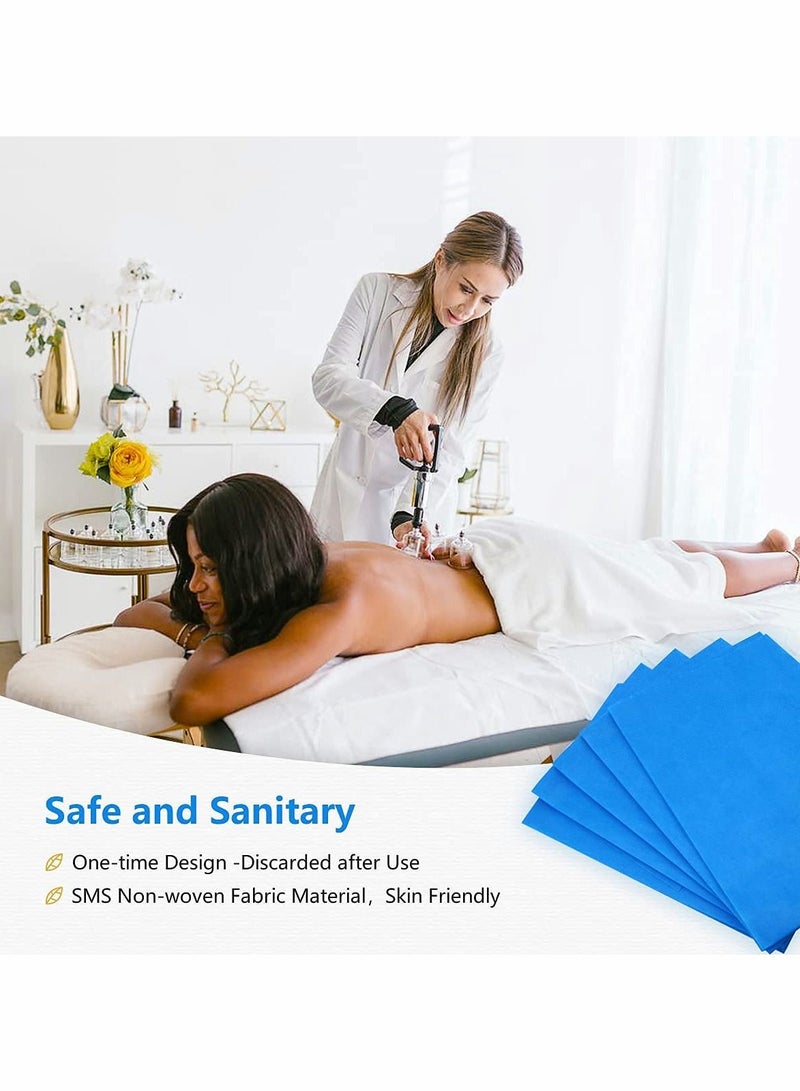 كاست ويف صحائف طاولة التدليك يمكن التخلص منها ، غطاء سرير ملاءات السرير غير المنسوجة النسيج - Image 4