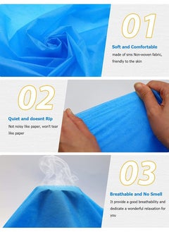 KASTWAVE Disposable Massage Table Sheets, Spa Bed Sheets Bed Cover Non-woven Fabric  - Image 3