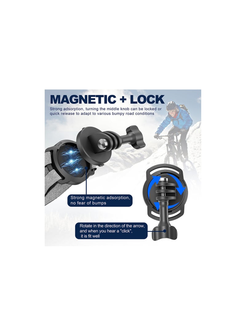 OSMO Action 3 Hand Wrist Strap Holder, Mount for DJI OSMO Action Camera, Hand Wrist Band VLOG/POV Accessories Compatible for Insta360 X3/One R/RS for GoPro Hero Series, Magnetic Connecting(1 Pack) - Image 3