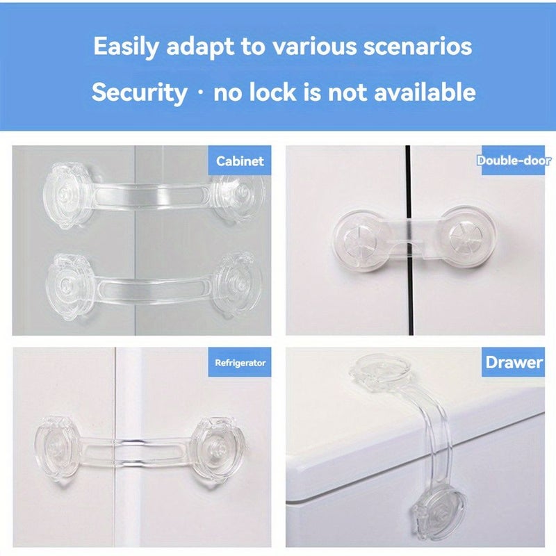 9 Piece Drawer Locks Baby Safety Corner Protection Set - Image 4