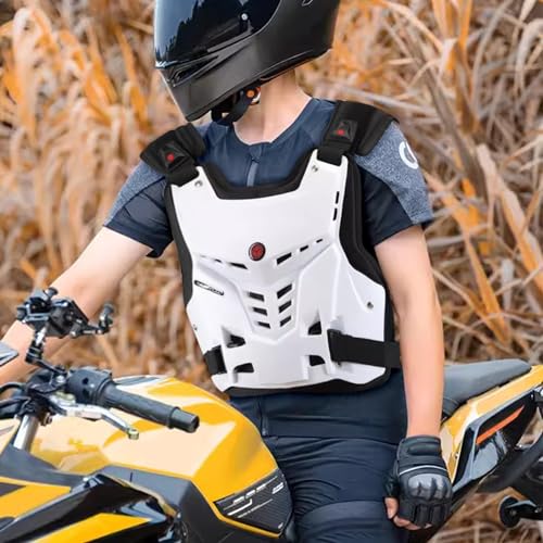 EHERDM Motorcycle Street Bike Chest and Back Protector OffRoad Dirt Bike Vest Protector Motocross Armor Body Guard Vest for Racing Cycling Skiing - Image 3