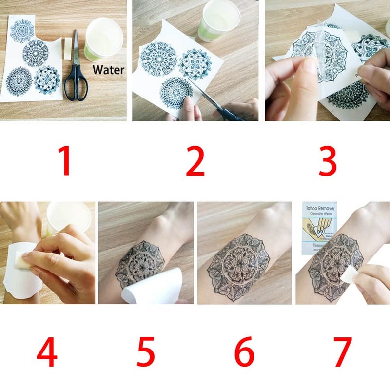 Glaryyears Metallic Gold Temporary Tattoo, 18-Pack Long-lasting Fake Tattoos, Small Size Variety Pack Realistic Tattoos, Bright Shiny Designs for Women Adults Men, Makeup on Face Body Hand Arm Neck - Image 5