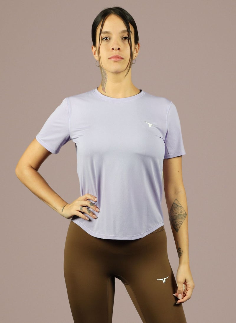 THUGFIT Whirlwind Ladies T-shirt - Purple - Image 1