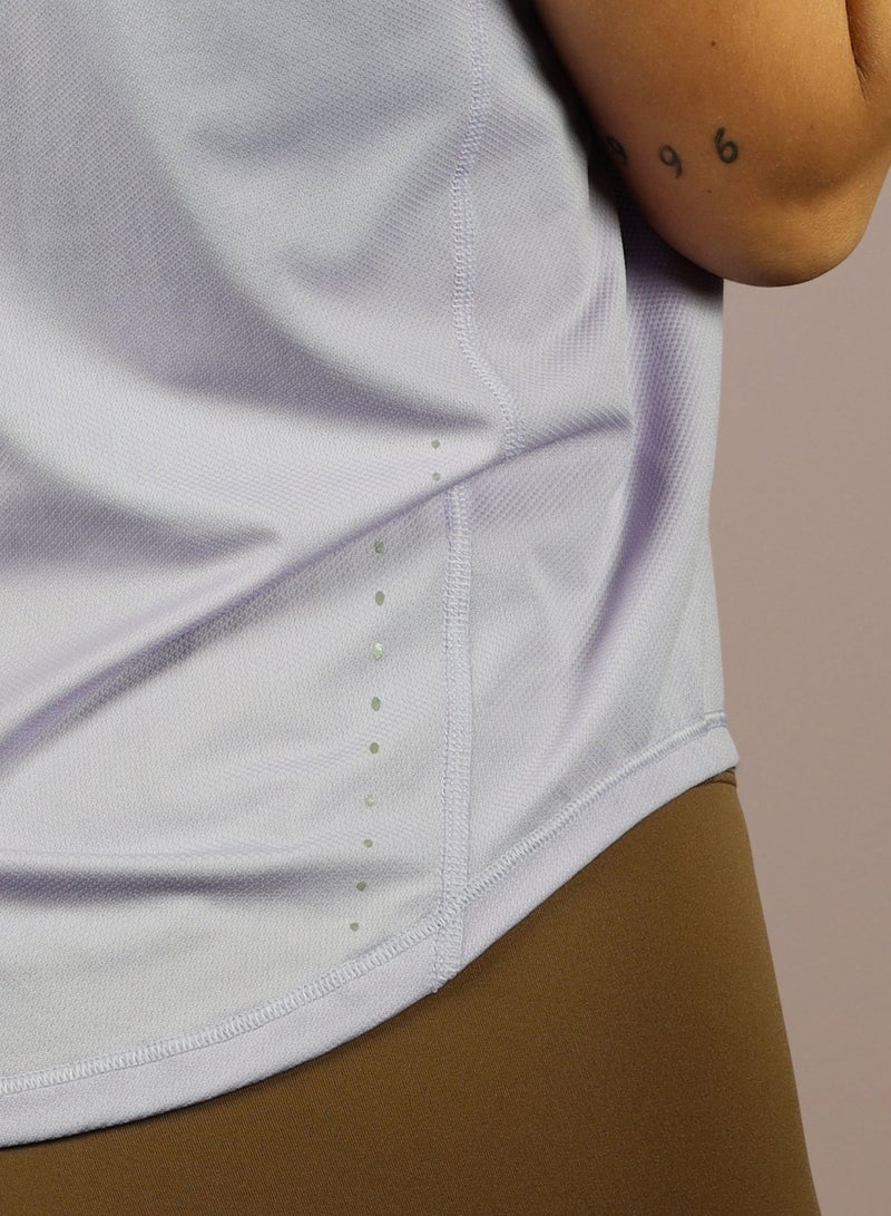 THUGFIT Whirlwind Ladies T-shirt - Purple - Image 4