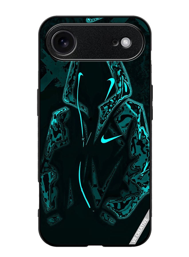 Protective Case Cover For Apple iPhone 17 Air Mask Guy In Green Jacket Design Multicolour