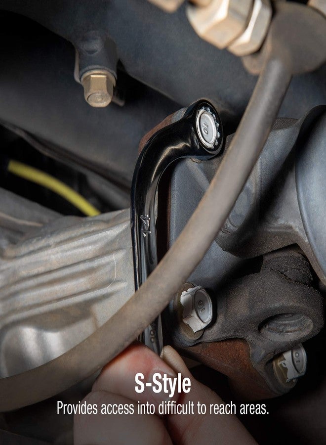 SUNEX TOOLS 9940M Metric S-Style Wrench Set, Fully Polished, 10 x 11mm - 18 X 19mm, 5-Piece - Image 4