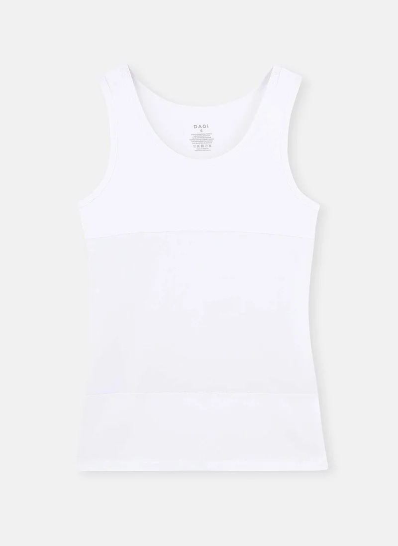 داجي Tank Top U-neck Supreme Slim Fit Thick Strap Underwear