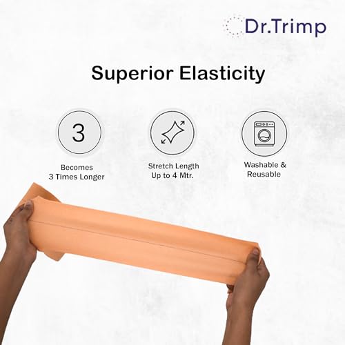 Dr.Trimp Cotton Crepe Bandage 6cm X 4mtr with Flexible Clips | Pain Relief Garam Patti for Injury & Muscle Compression | Ideal for Hand, Leg, Wrist, Knee, Ankle, Thigh | Pack of 1 - Image 2