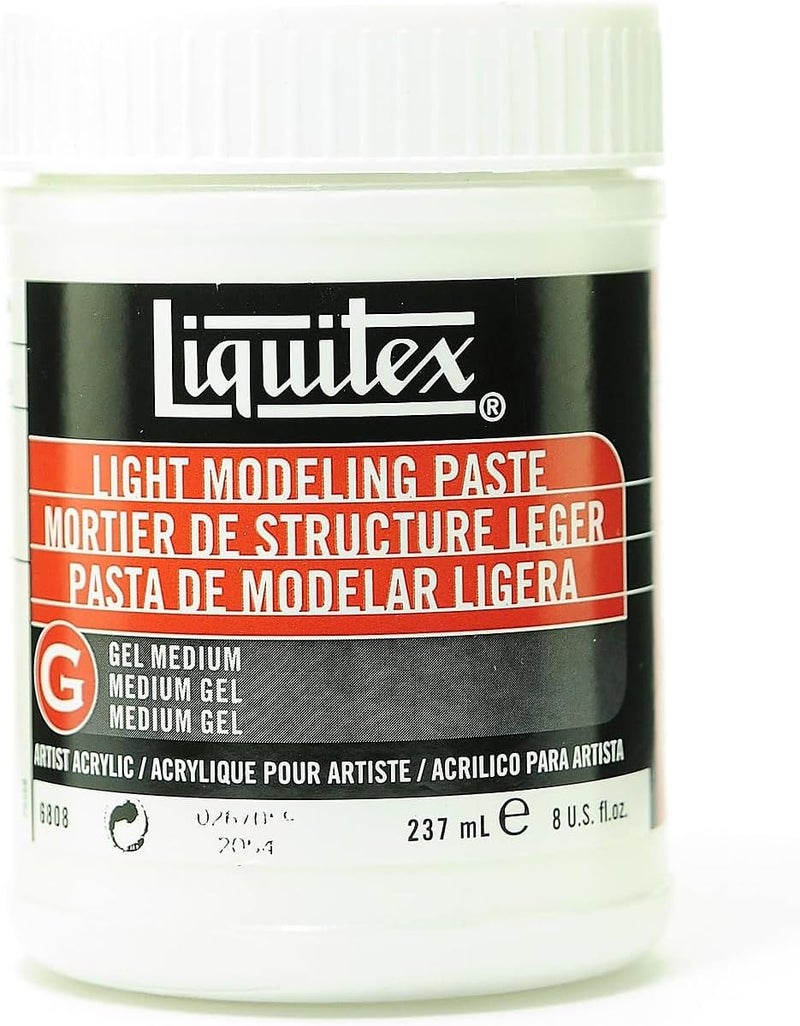Liquitex Professional Light Modeling Paste - 8 oz (237 ml) - Lightweight Sculptural Gel for Art and Craft - Image 4