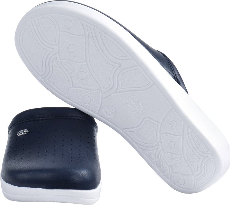 Gezer 4768 4 Point Sabo Sole Men's Slippers Hospital & Business Navy Blue  - Image 5