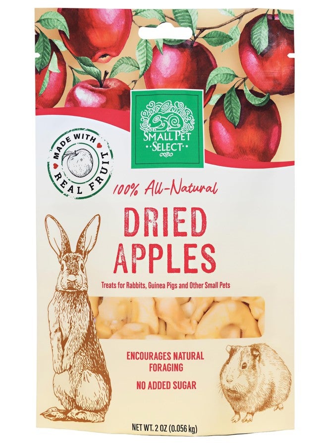 Small Pet Select - Dried Apples, a Natural Treat for Rabbits, Guinea Pigs, Chinchillas, Gerbils, Hamsters, Mice, and Rats, 2oz - Image 3