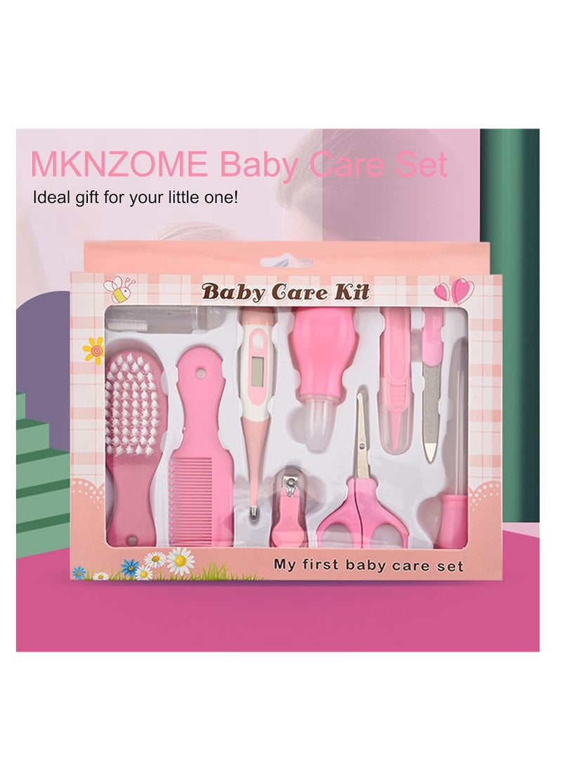 Newborn Essential Daily Care Set, Portable Manicures with Personal Health Care Storage Bag, 10 Pcs, Clear - Image 2