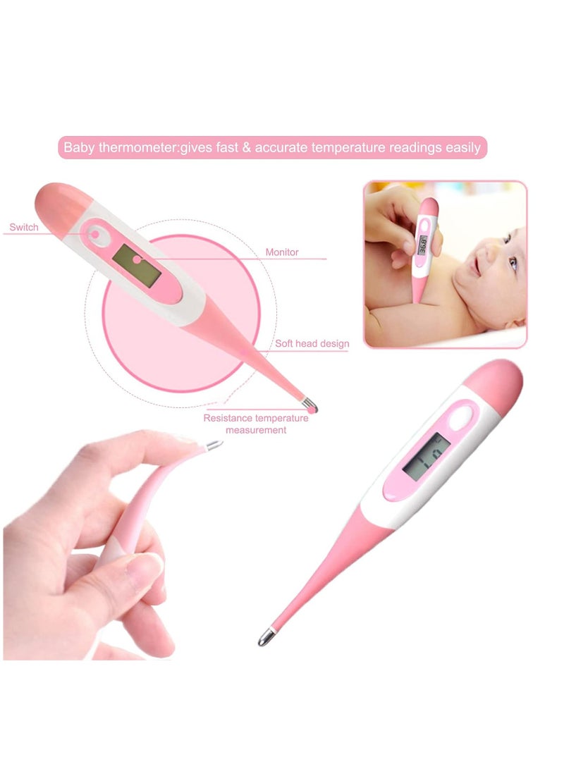 Newborn Essential Daily Care Set, Portable Manicures with Personal Health Care Storage Bag, 10 Pcs, Clear - Image 4