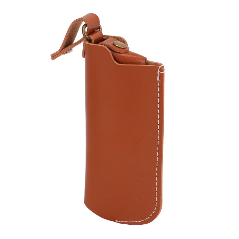 Rustic Leather Lighter Protective Case Hand Made Leather Lighter Protective Cover for Outdoor CampingCoffee - Image 4