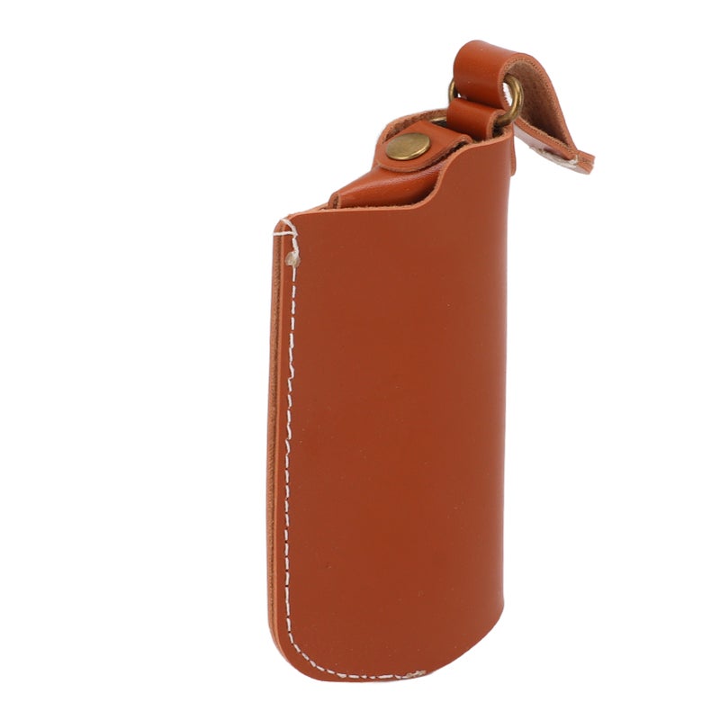 Rustic Leather Lighter Protective Case Hand Made Leather Lighter Protective Cover for Outdoor CampingCoffee - Image 3