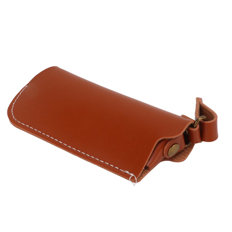 Rustic Leather Lighter Protective Case Hand Made Leather Lighter Protective Cover for Outdoor CampingCoffee - Image 5
