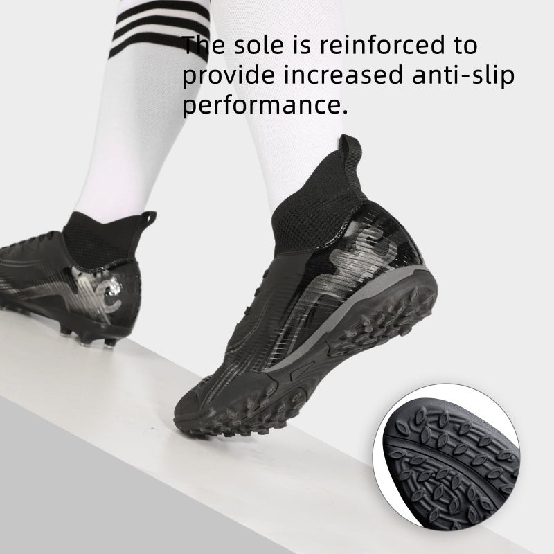 Up run Soccer Cleats for Mens Womens Indoor Turf Soccer Shoes Youth AG TF Training Football Boots Unisex - Image 4