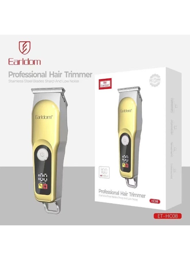 أيرلدوم ماكينة قص الشعر الاحترافية اللاسلكية Earldom ET-HC08 - قابلة لإعادة الشحن ودقة في الحلاقة للجميع - Image 5