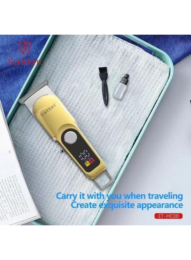 أيرلدوم ماكينة قص الشعر الاحترافية اللاسلكية Earldom ET-HC08 - قابلة لإعادة الشحن ودقة في الحلاقة للجميع - Image 3