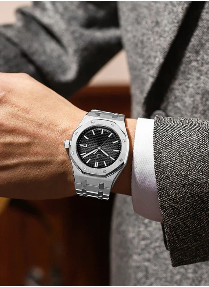 POEDAGAR Man Watch Waterproof Luminous Men's Watch Quartz，Men's Wrist Watches-42mm  - Image 3