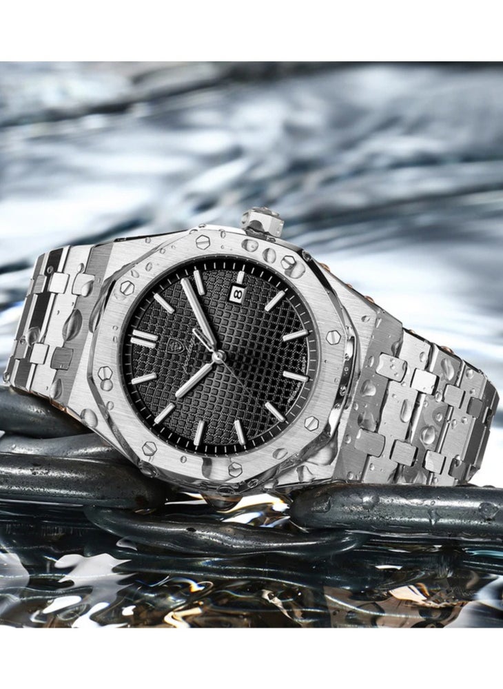 POEDAGAR Man Watch Waterproof Luminous Men's Watch Quartz，Men's Wrist Watches-42mm  - Image 5
