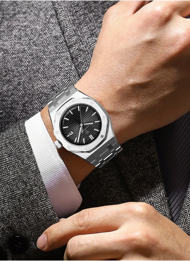 POEDAGAR Man Watch Waterproof Luminous Men's Watch Quartz，Men's Wrist Watches-42mm  - Image 4