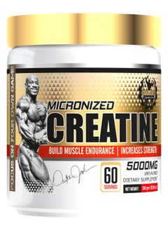 DEXTER JACKSON Gold Series Micronized Creatine - Pure Muscle-Building Supplement for Strength & Endurance  - Image 1
