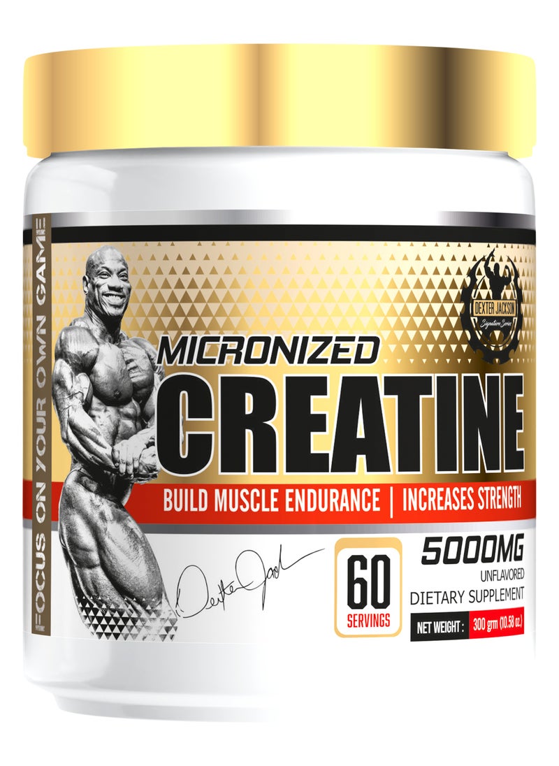 DEXTER JACKSON - Gold Series Micronized Creatine - Pure Muscle-Building Supplement for Strength & Endurance - Image 1
