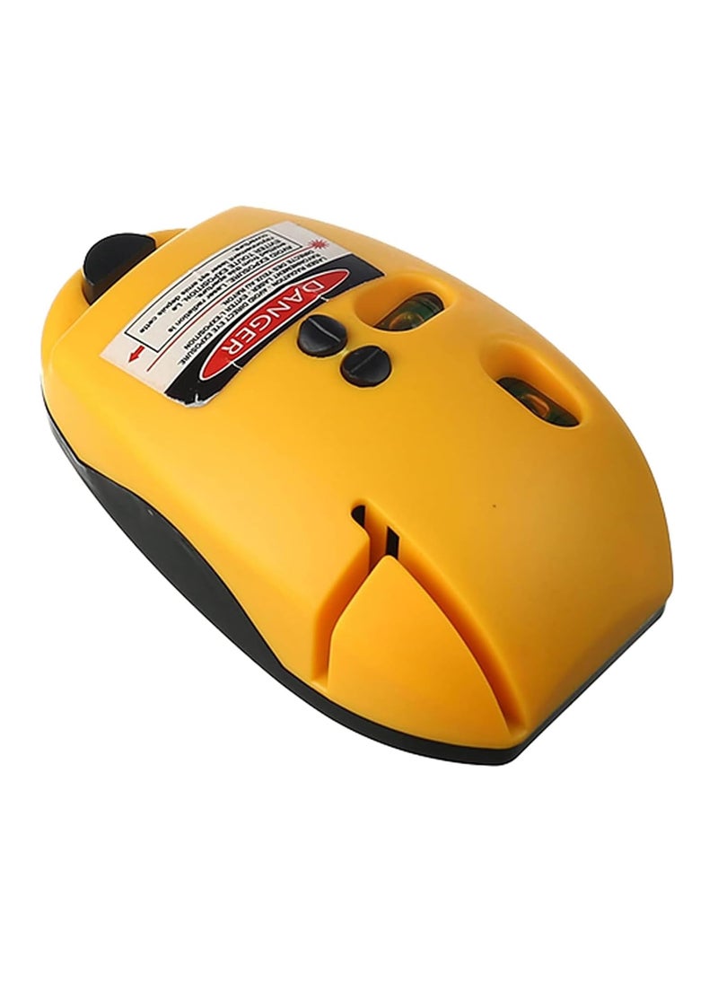 Utoolmart Utoolmart Level Tool 90 Interior Range Measuring Laser Line Level Yellow Laser Mouse  - Image 1