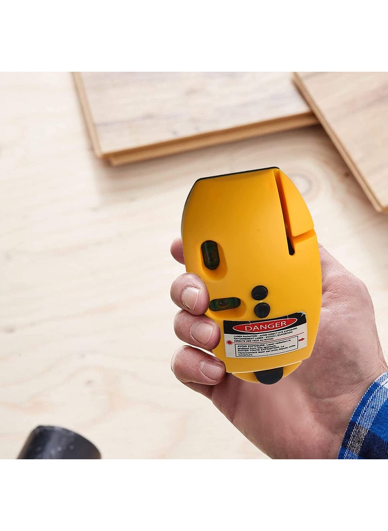 Utoolmart Utoolmart Level Tool 90 Interior Range Measuring Laser Line Level Yellow Laser Mouse  - Image 5